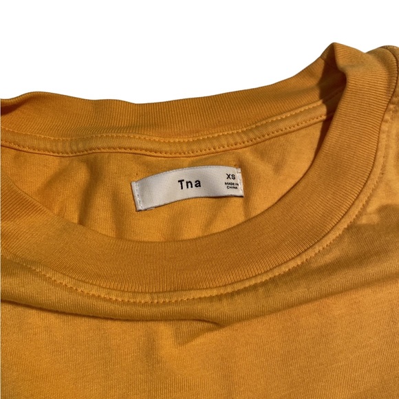 TNA Mustard Yellow Longsleeve Tshirt - Picture 3 of 4